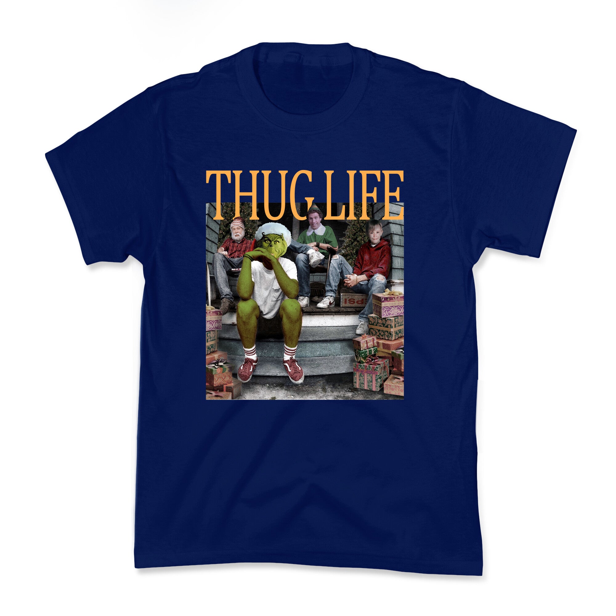 Thug Life Christmas Kids Tee